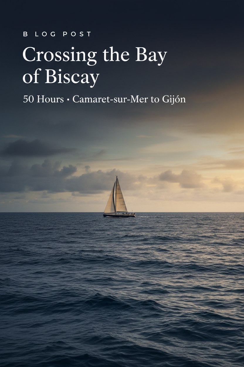 Crossing the Bay of Biscay: 50 Hours from Camaret-sur-Mer to Gijón with Extra Crew & a Dog