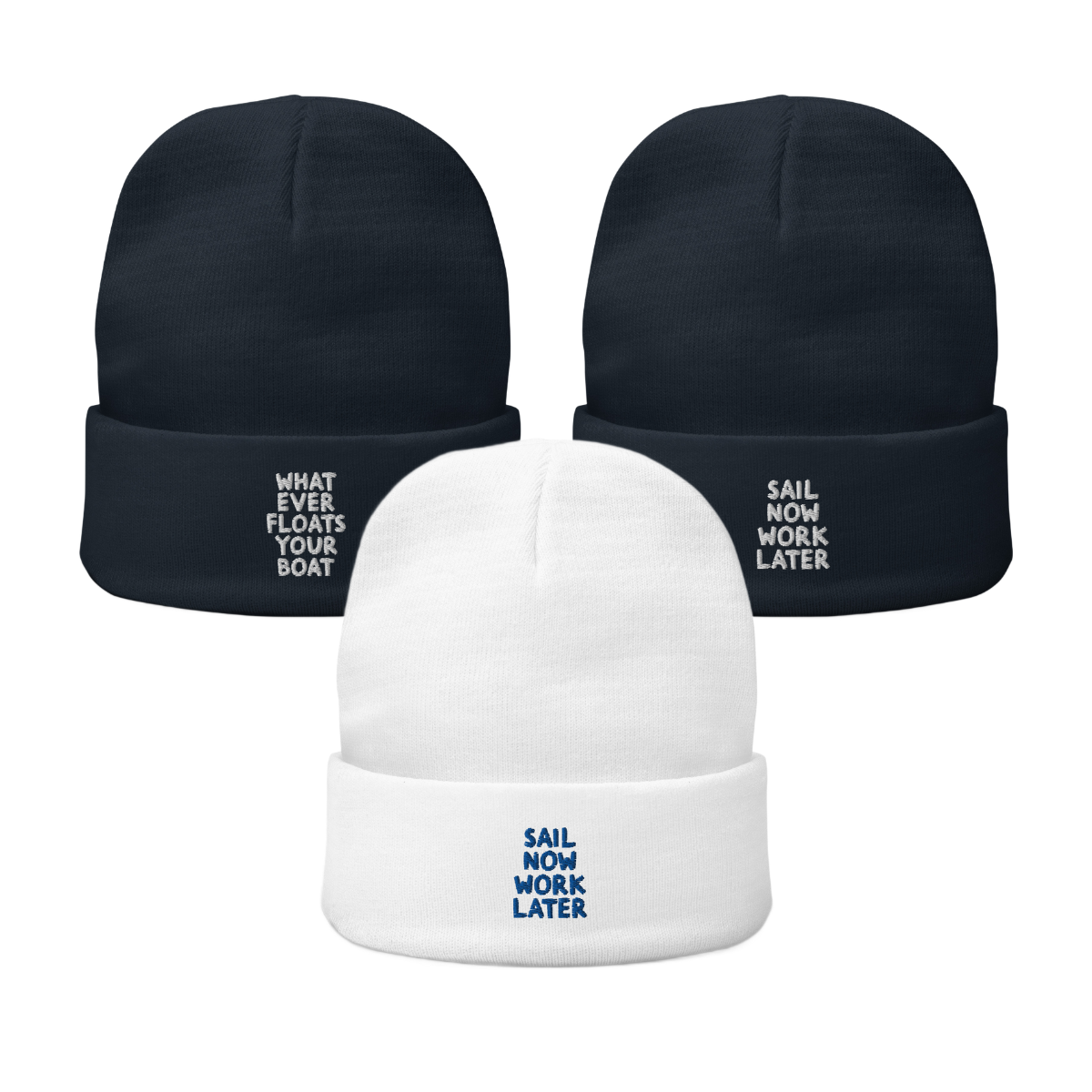 Salty Statement Boat Beanies