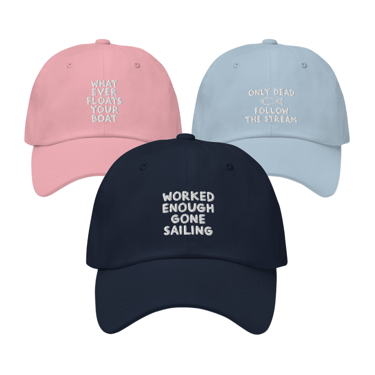 Salty Statement Boat Caps