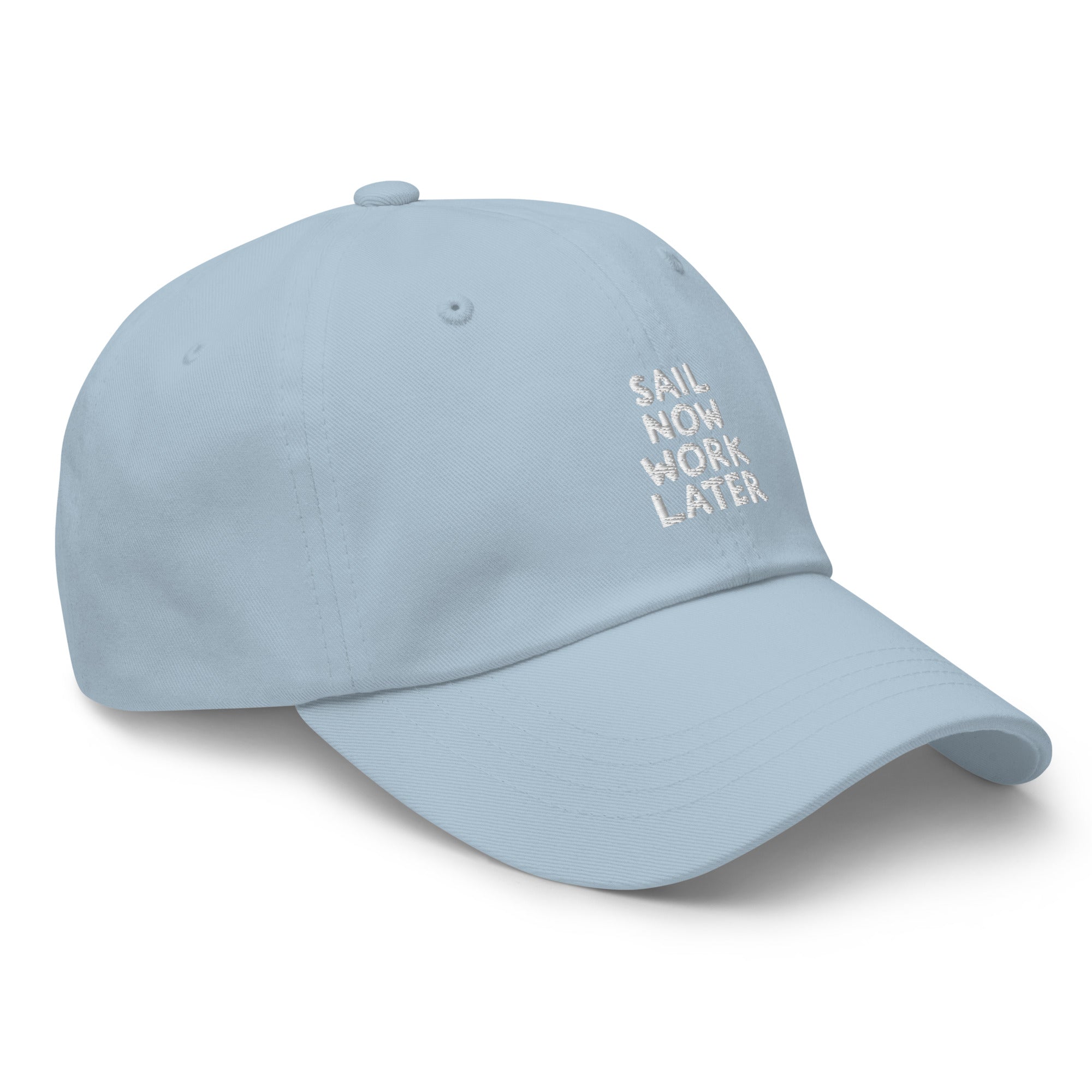Sail & Doxie Boat Cap in Light Blue – Sail Now Work Later