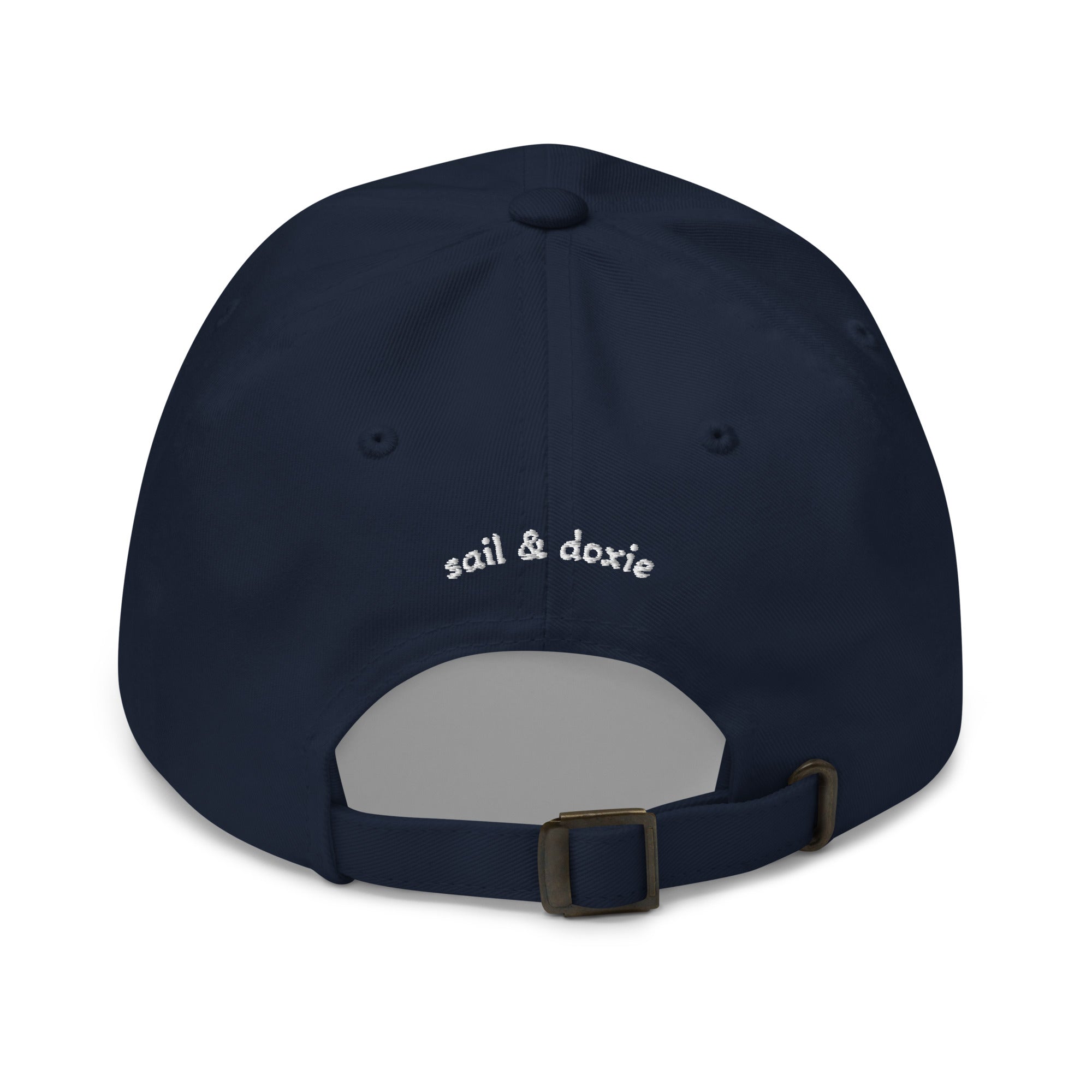 Sail & Doxie Boat Cap in Navy – Whatever Floats Your Boat