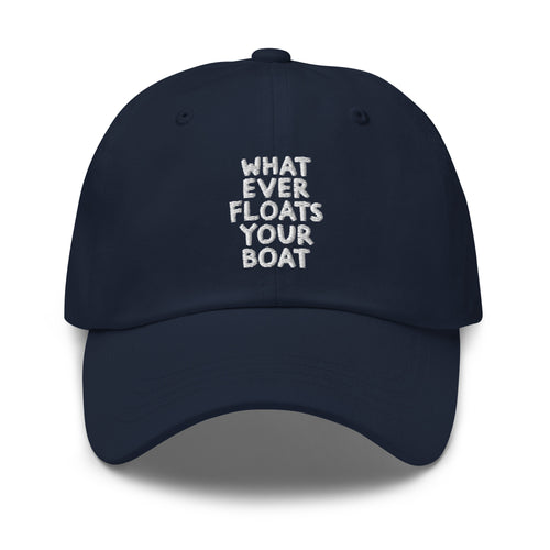 Sail & Doxie Boat Cap in Navy – Whatever Floats Your Boat