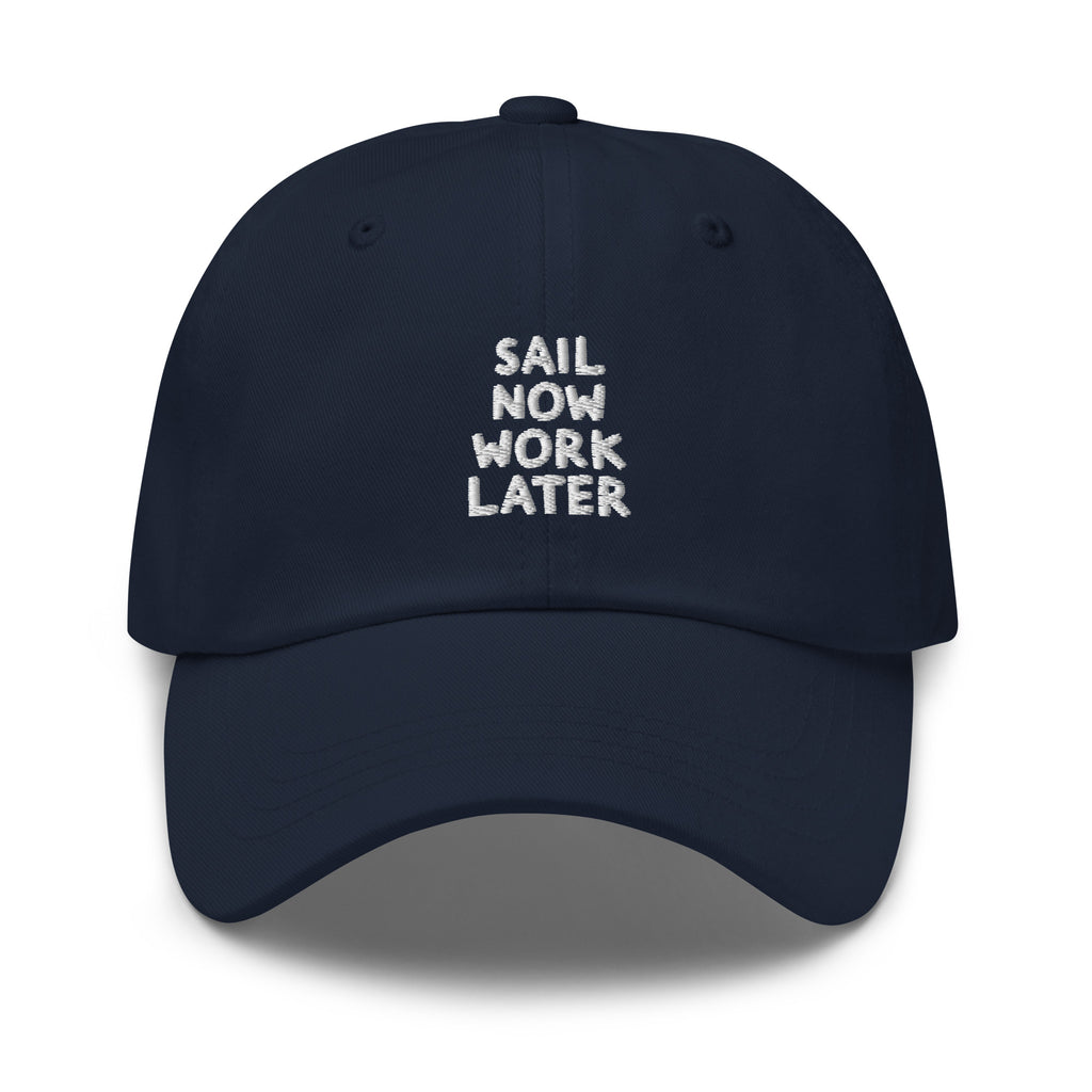 Sail & Doxie Boat Cap in Navy – Sail Now Work Later