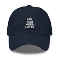 Sail & Doxie Boat Cap in Navy – Sail Now Work Later