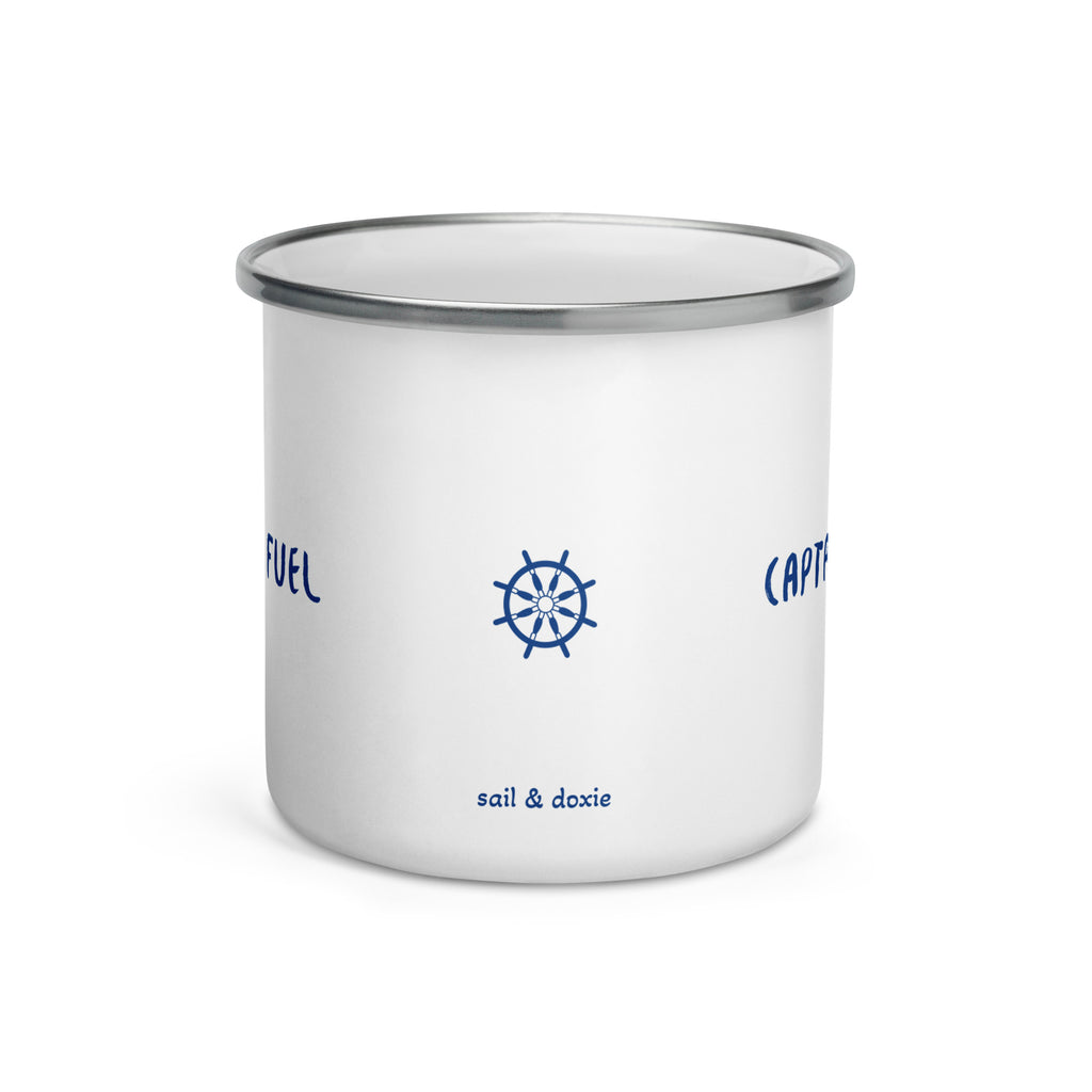 ail & Doxie Enamel Mug – Captain's Fuel