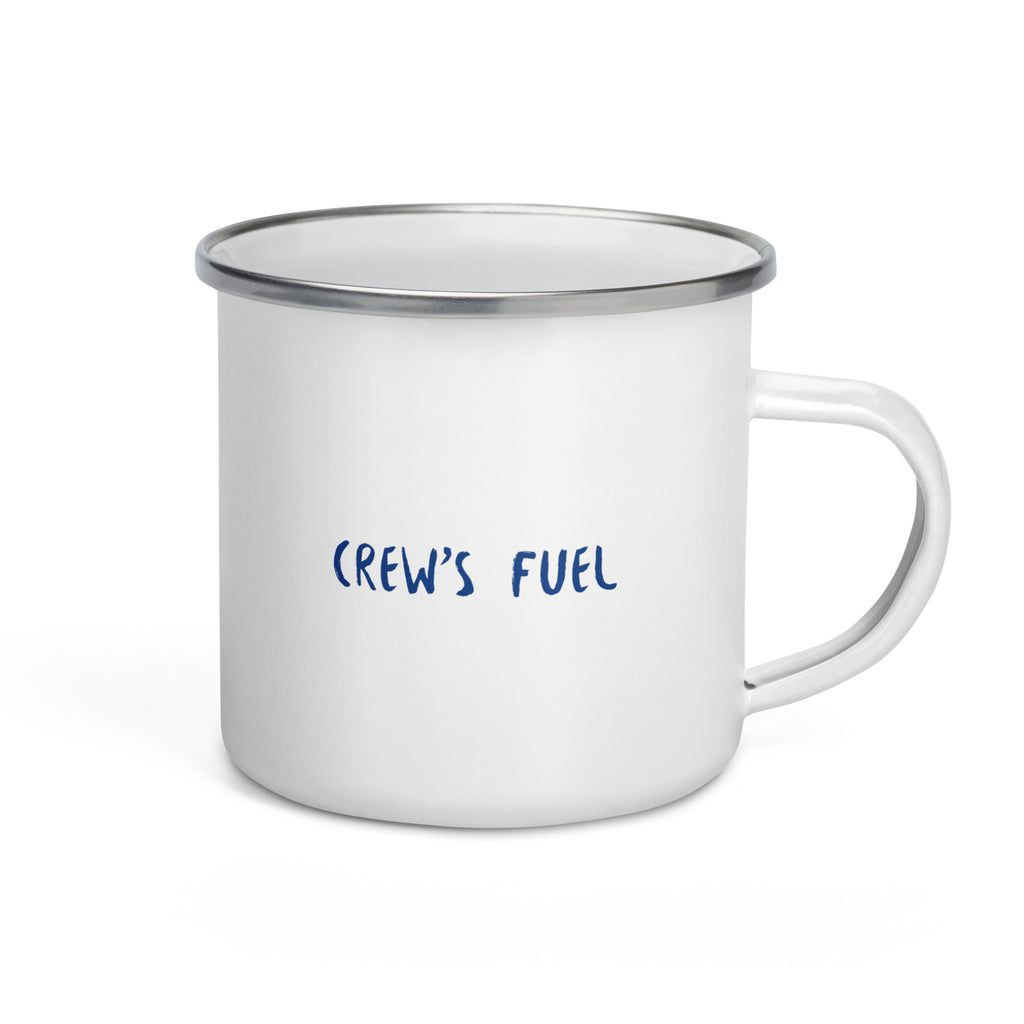 Sail & Doxie Enamel Mug – Crew's Fuel