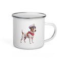 Sail & Doxie Enamel Mug – Jack Russel On Board