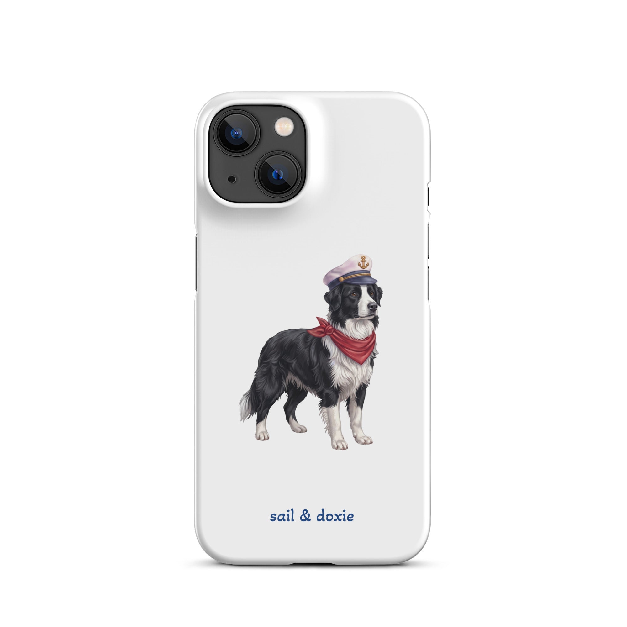 Sail & Doxie iPhone Case – Captain Border Collie