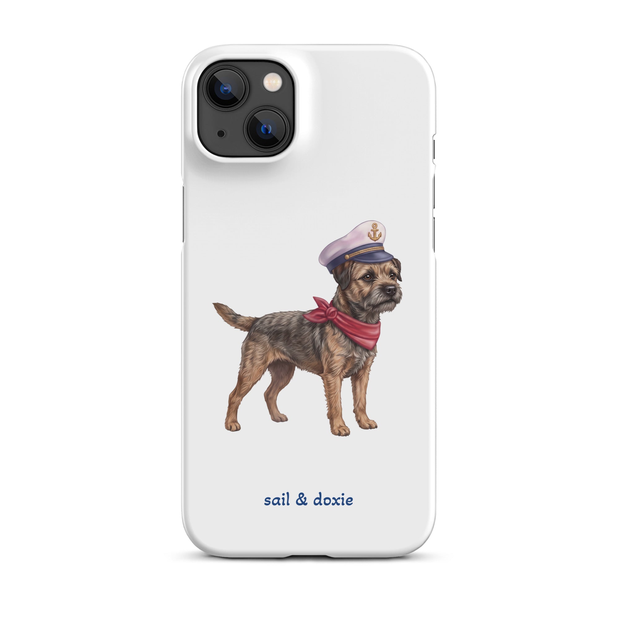Sail & Doxie iPhone Case – Captain Border Terrier