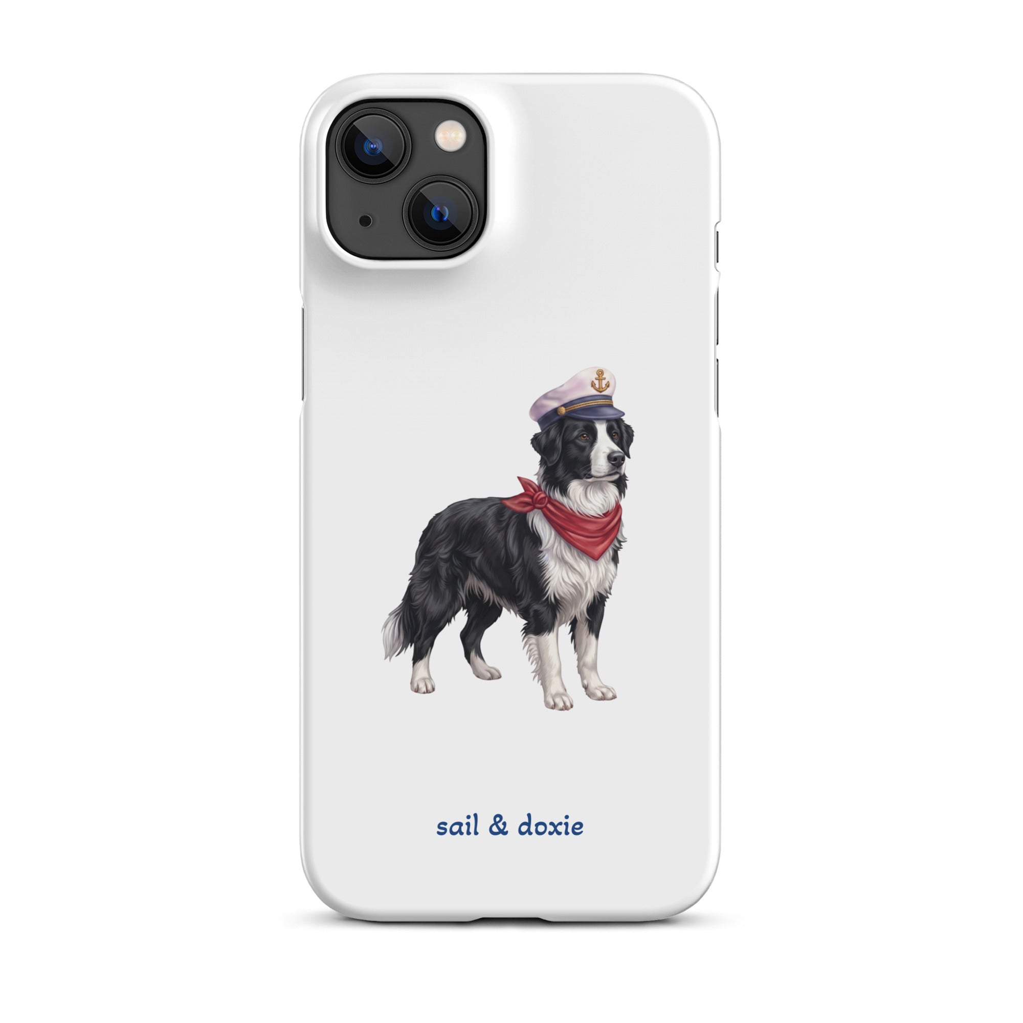 Sail & Doxie iPhone Case – Captain Border Collie
