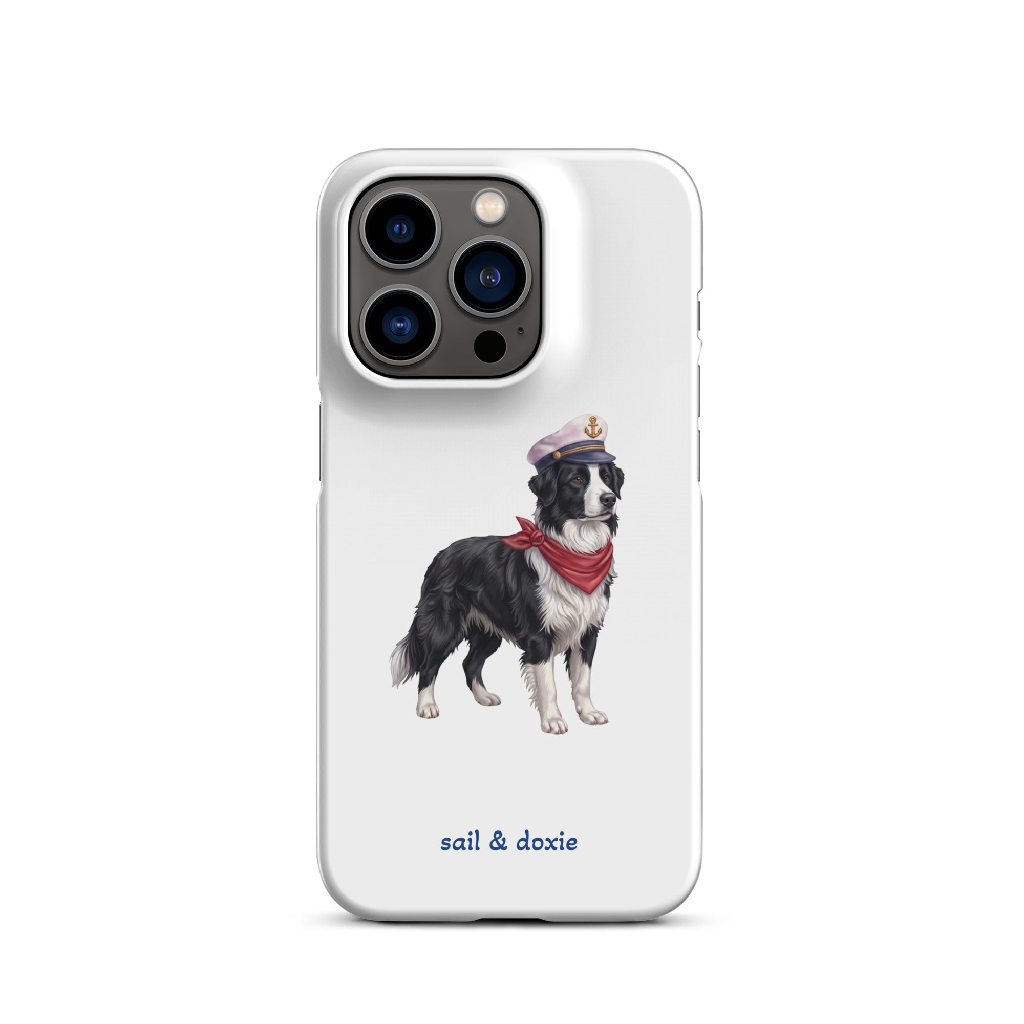 Sail & Doxie iPhone Case – Captain Border Collie