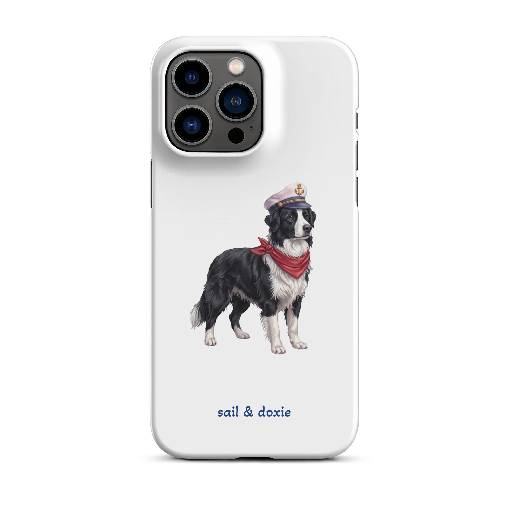 Sail & Doxie iPhone Case – Captain Border Collie