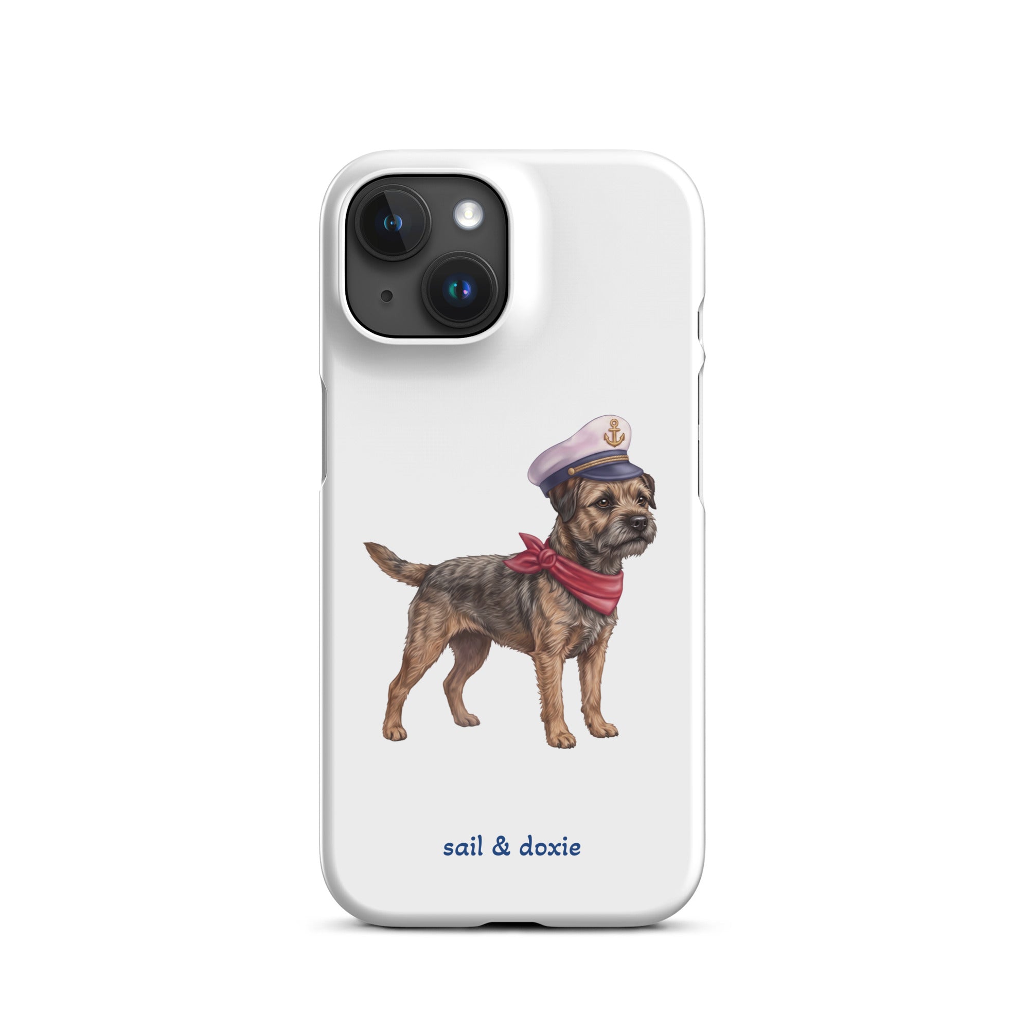 Sail & Doxie iPhone Case – Captain Border Terrier