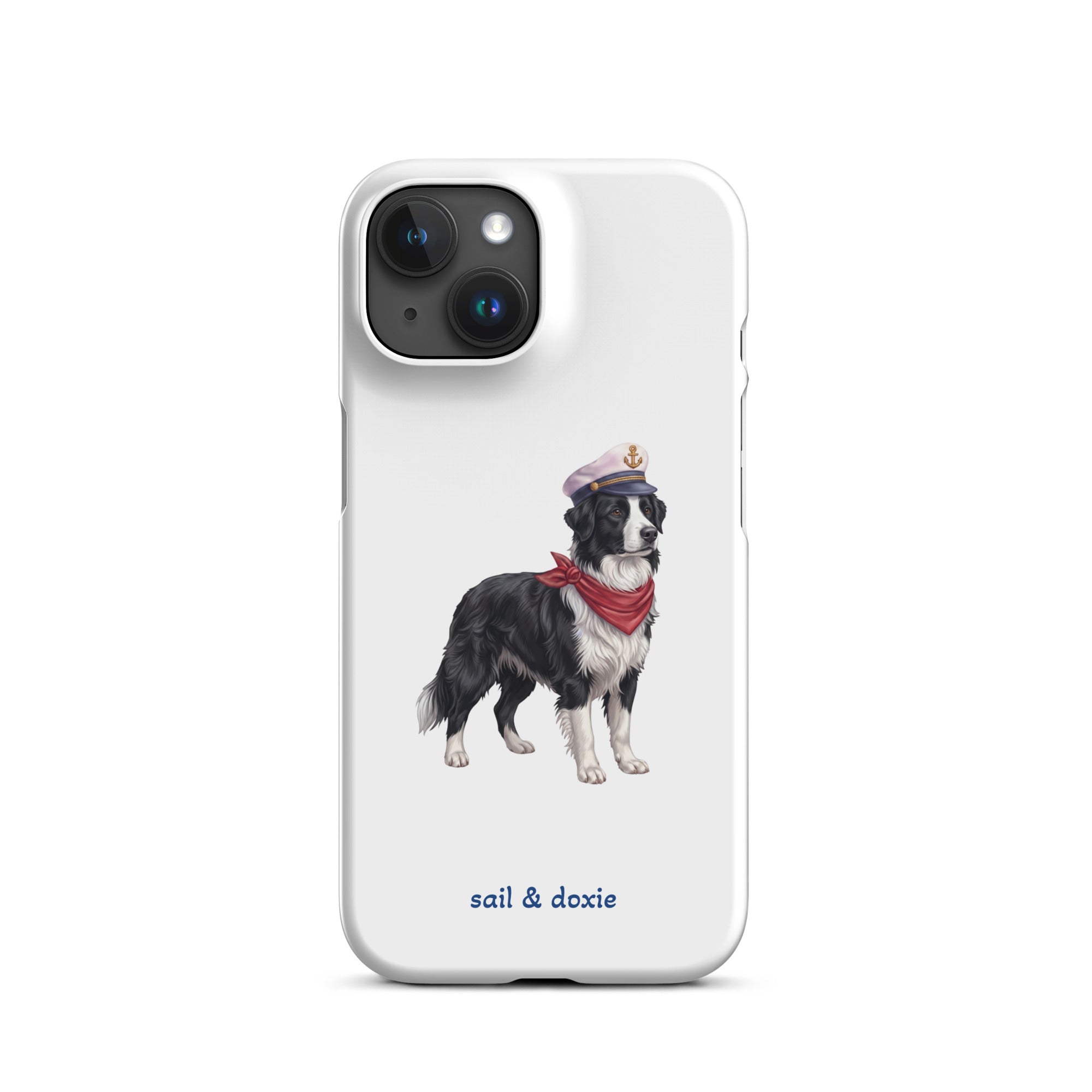 Sail & Doxie iPhone Case – Captain Border Collie