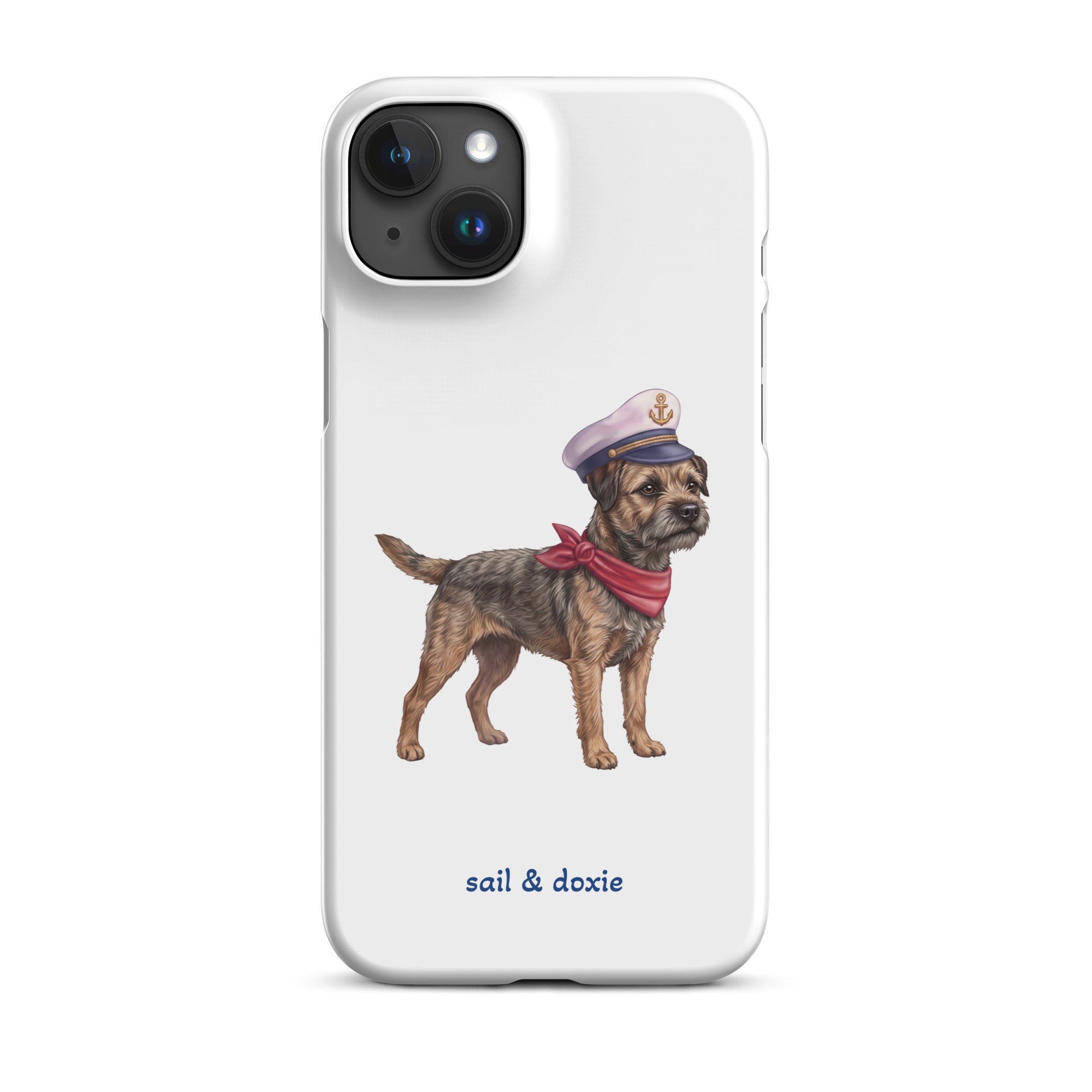 Sail & Doxie iPhone Case – Captain Border Terrier