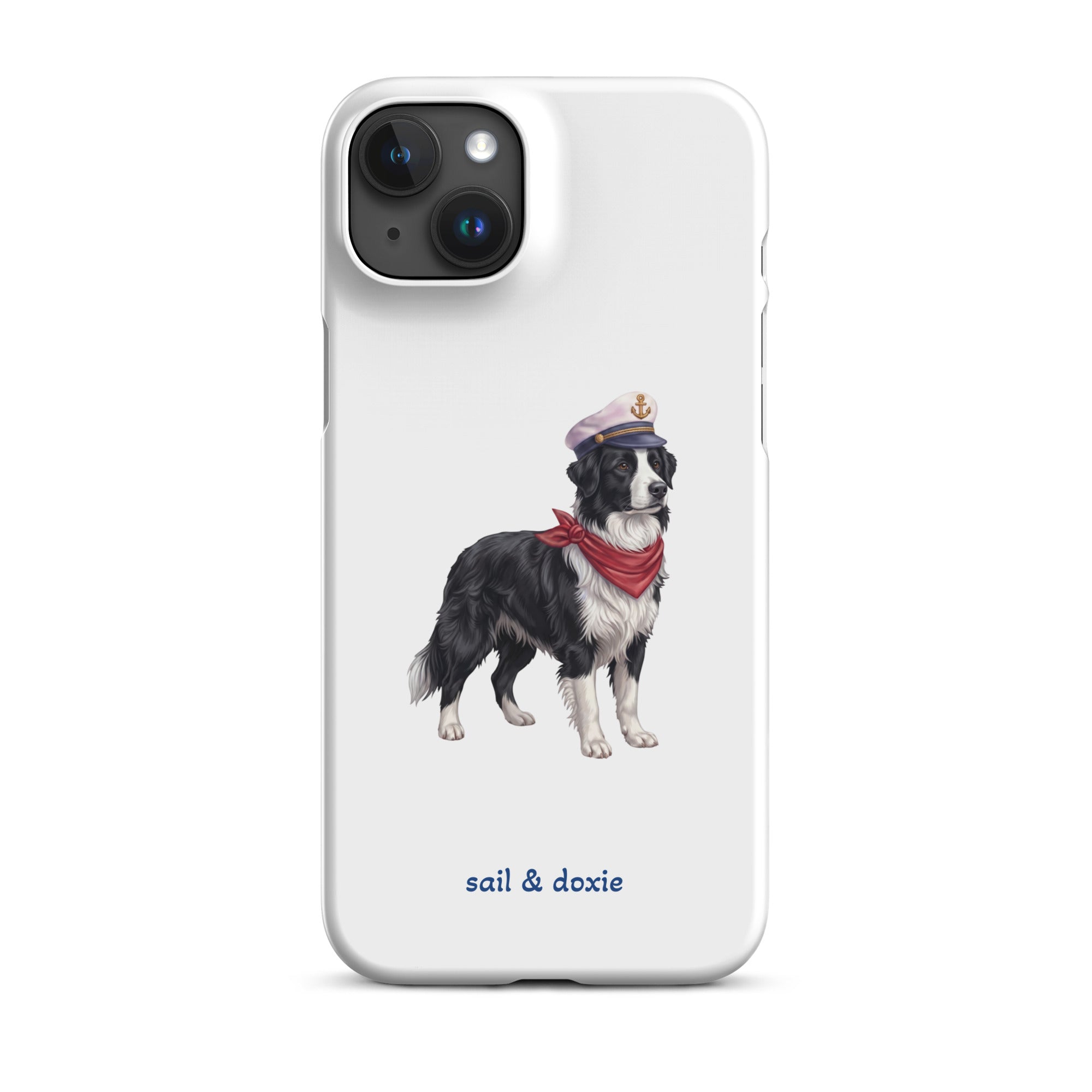 Sail & Doxie iPhone Case – Captain Border Collie