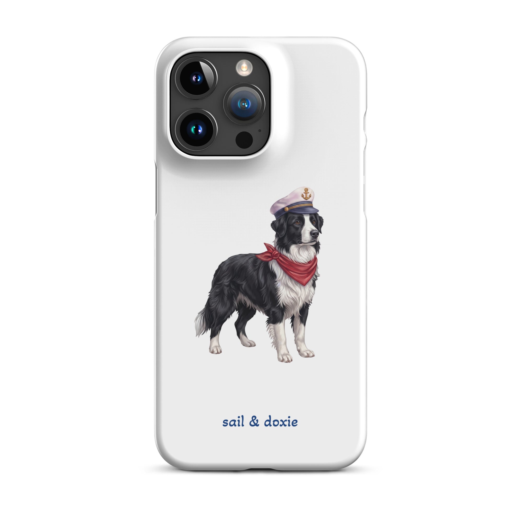 Sail & Doxie iPhone Case – Captain Border Collie