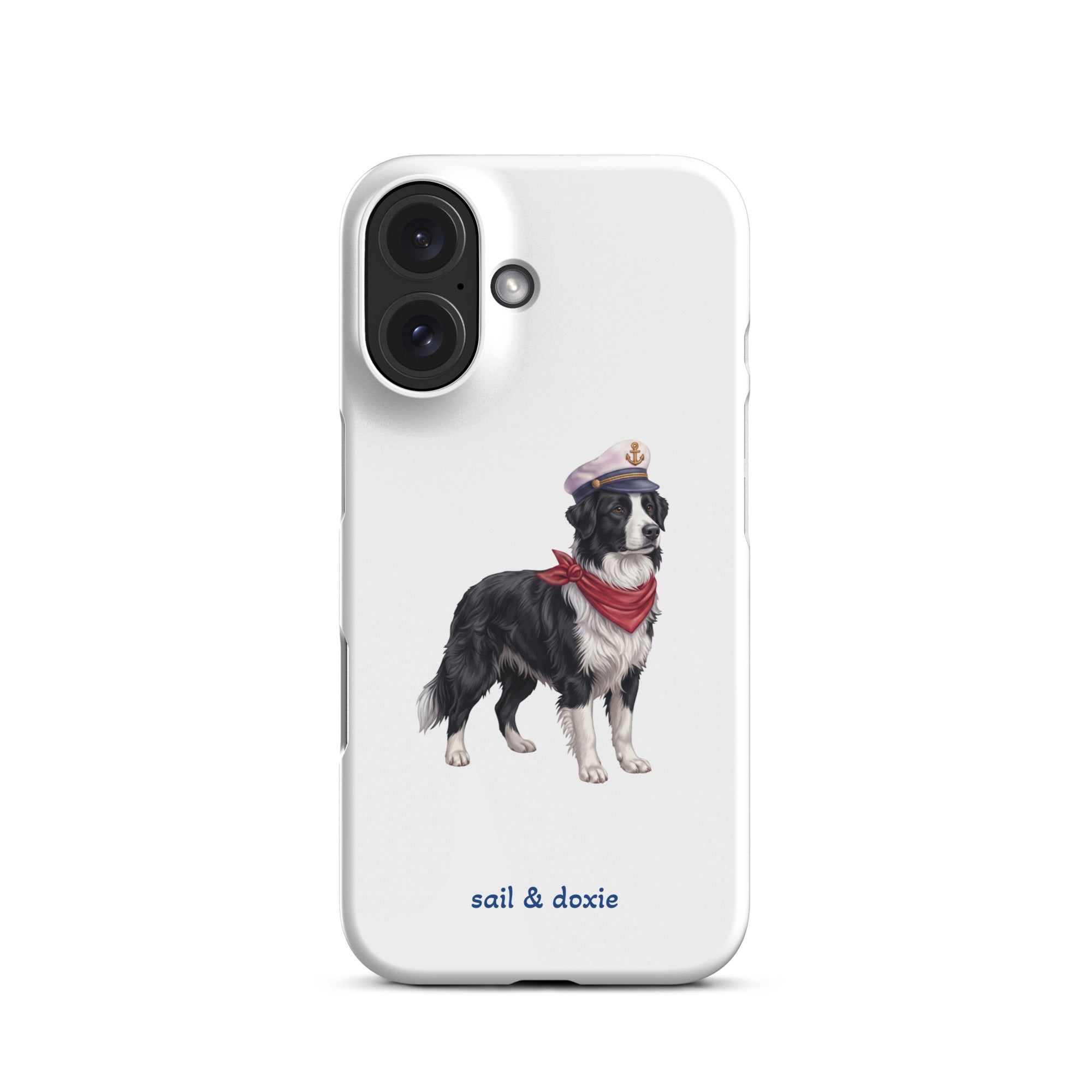 Sail & Doxie iPhone Case – Captain Border Collie