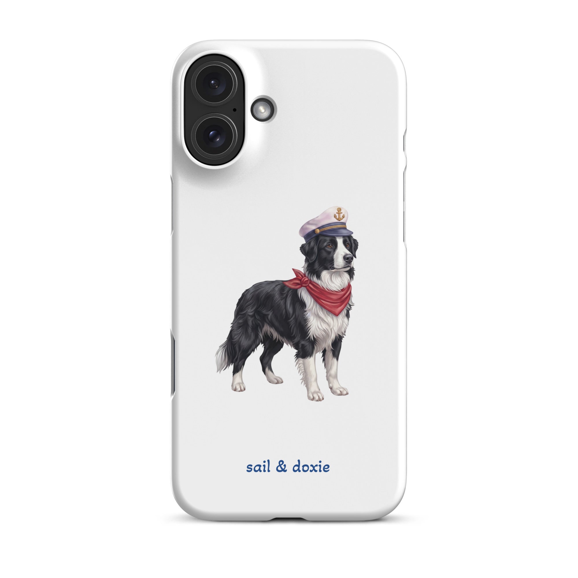 Sail & Doxie iPhone Case – Captain Border Collie