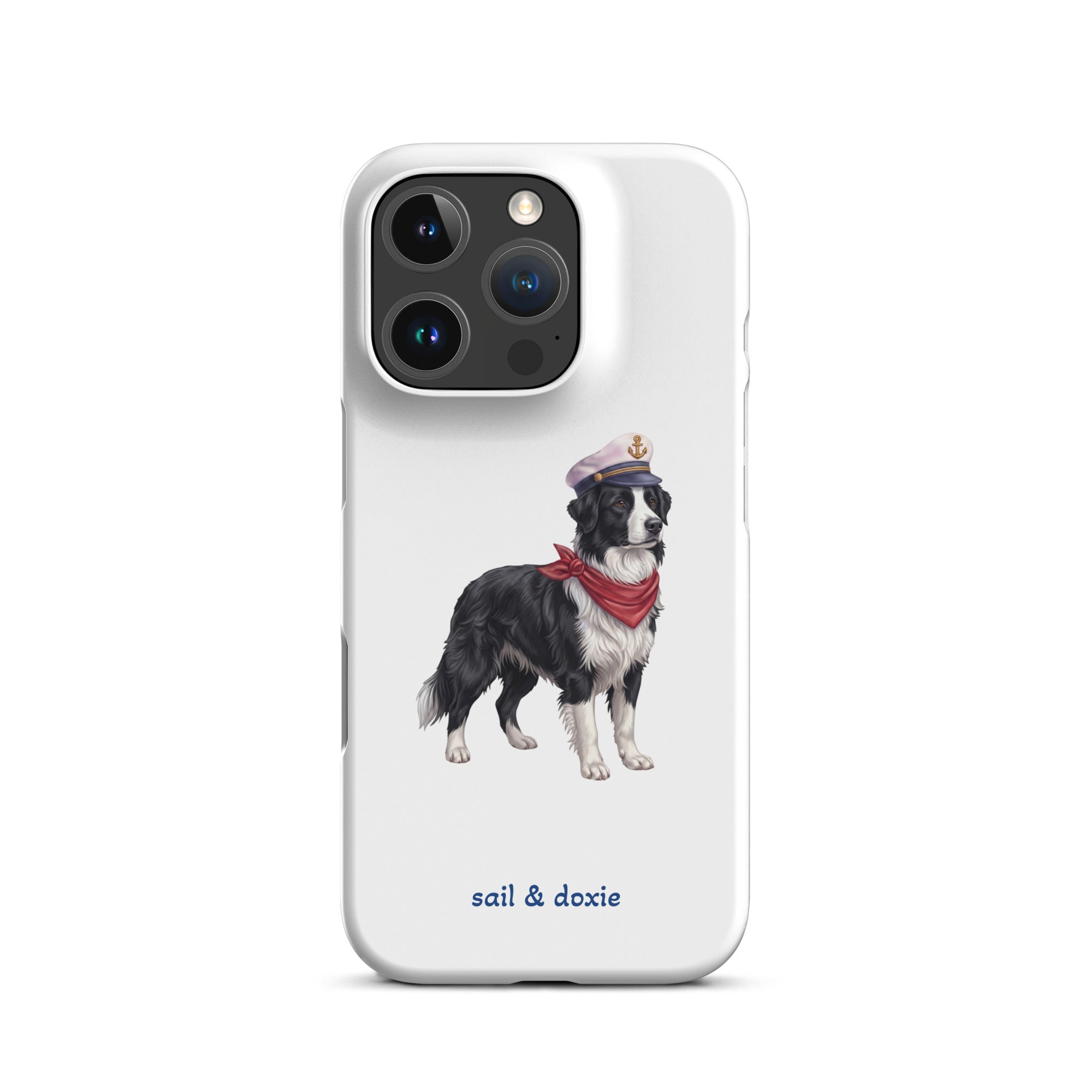 Sail & Doxie iPhone Case – Captain Border Collie