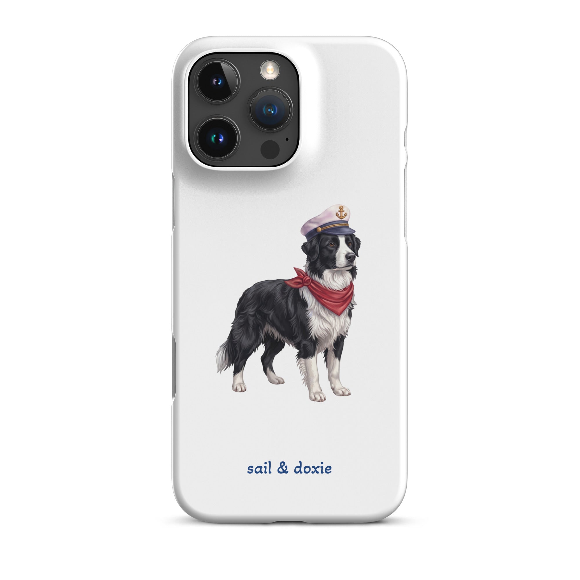 Sail & Doxie iPhone Case – Captain Border Collie