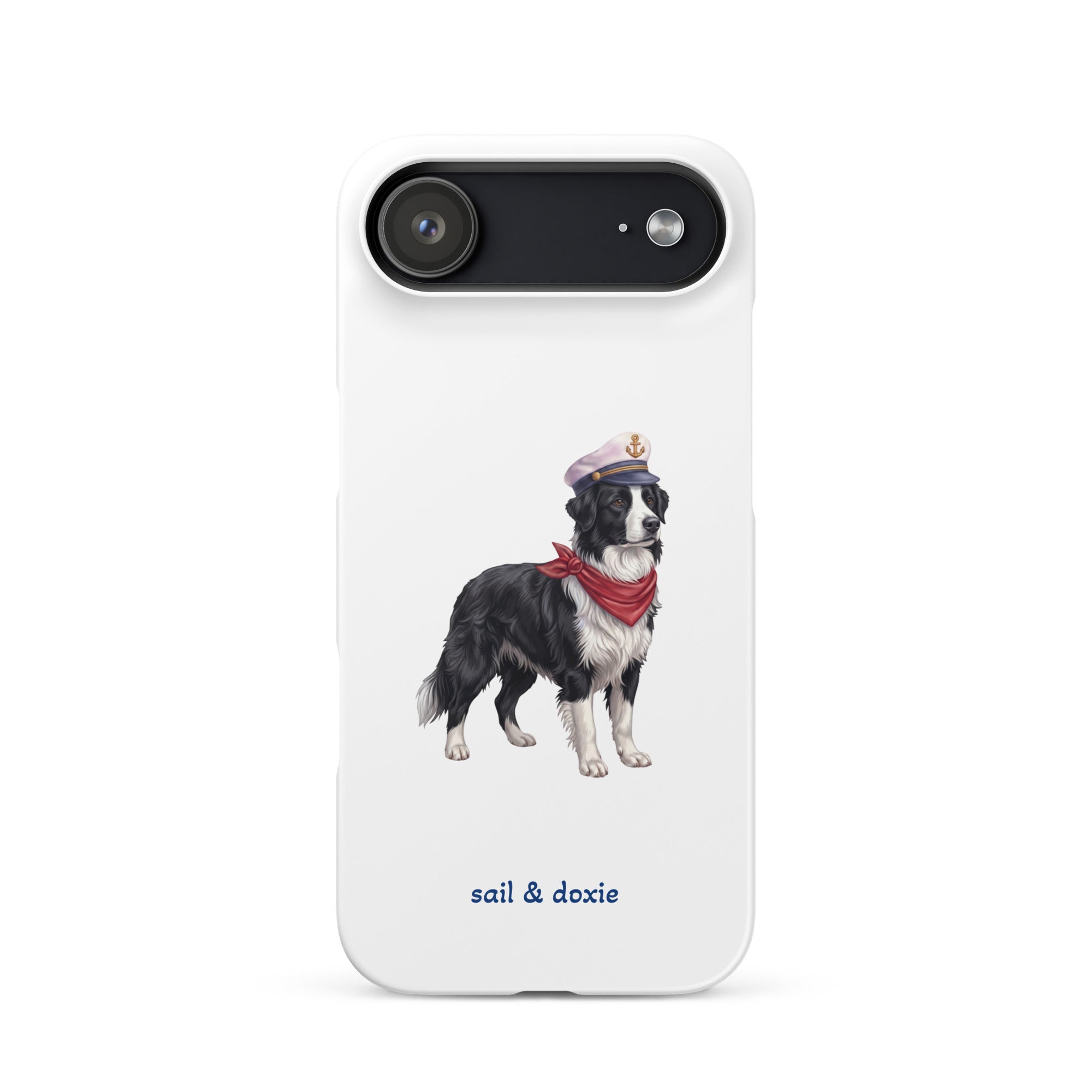 Sail & Doxie iPhone Case – Captain Border Collie