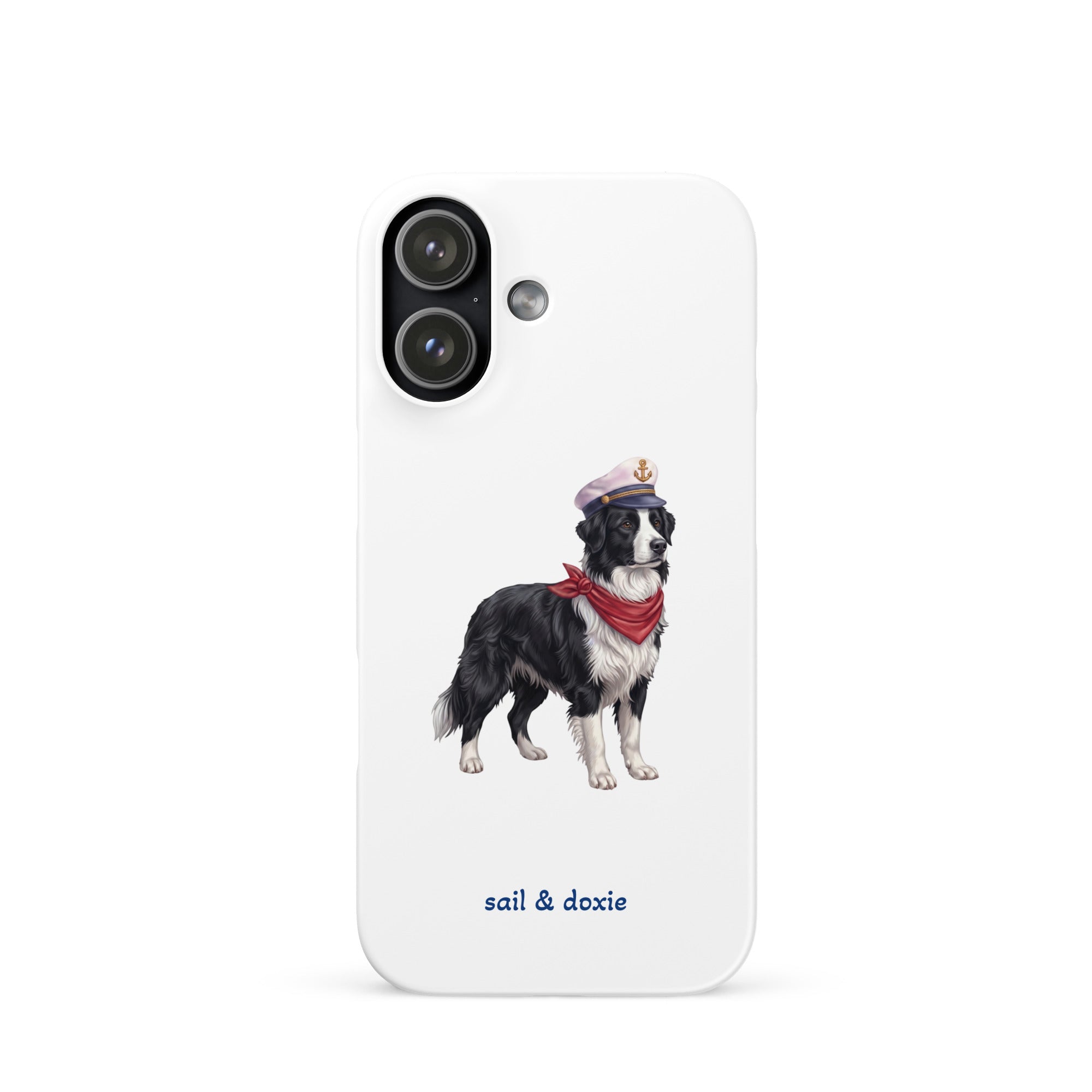Sail & Doxie iPhone Case – Captain Border Collie