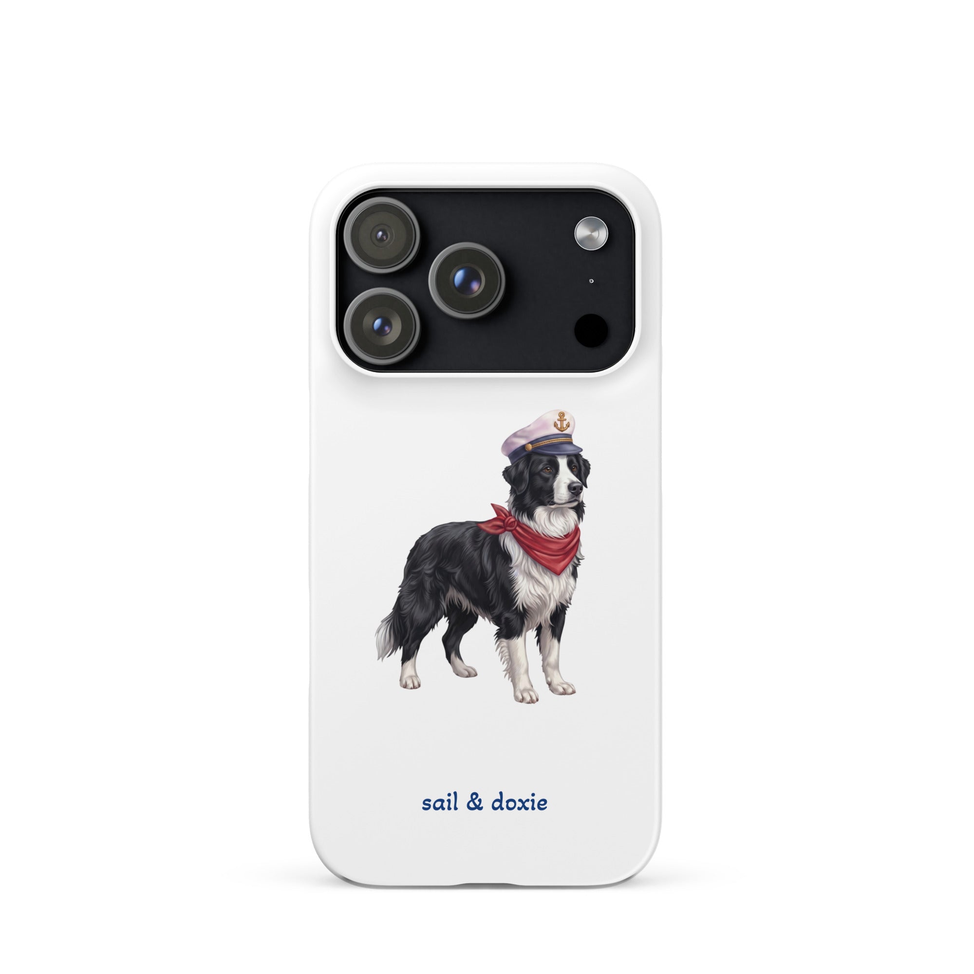 Sail & Doxie iPhone Case – Captain Border Collie