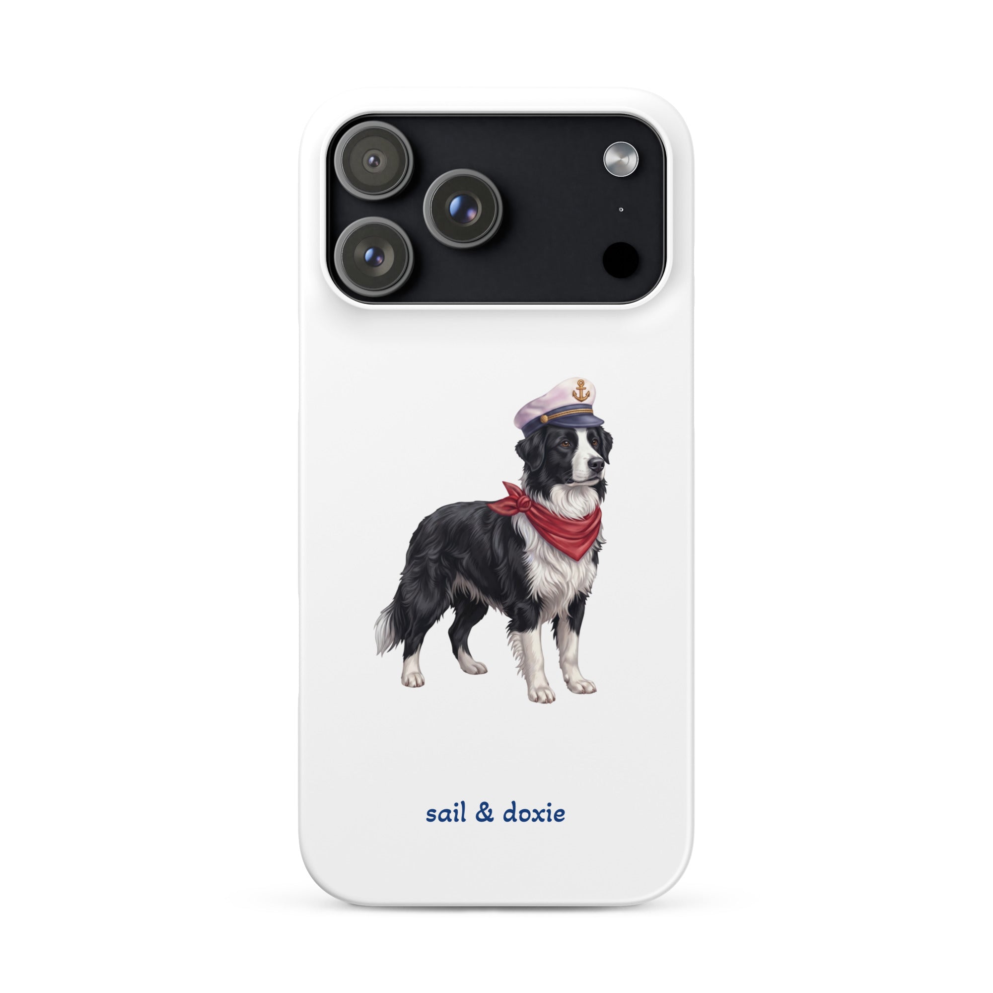 Sail & Doxie iPhone Case – Captain Border Collie